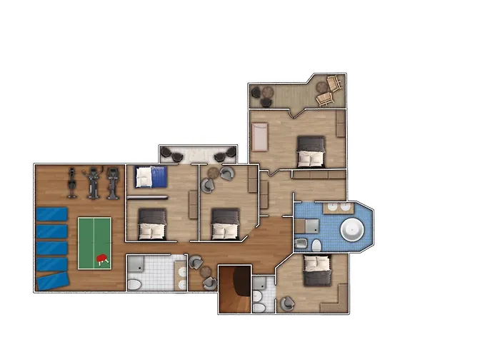 Hébergement de vacances Merle Mit Privatem Indoorpool Ruhn